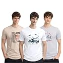 ADRO Mens Printed T-Shirts Pack of 3