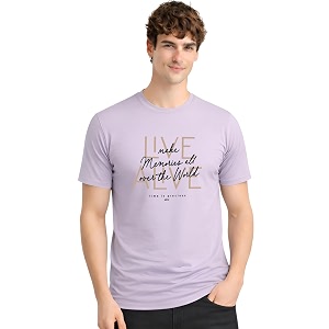 ADRO Printed Tshirt for Men Cotton