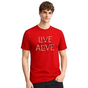 ADRO Printed Tshirt for Men Cotton