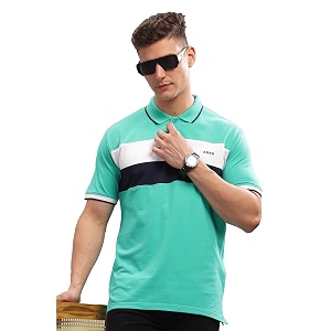 adro men39s regular fit polo tshirt in 100 cotton multi color polo