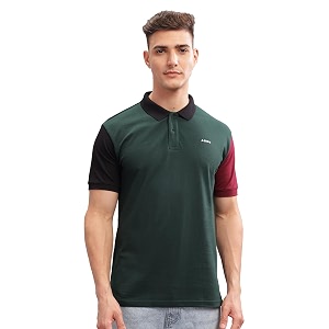 adro men39s regular fit polo tshirt in 100 cotton multi color polo