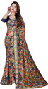 Adroit Management Printed Bollywood Georgette, Art Silk Saree