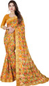 Adroit Management Printed Bollywood Georgette, Art Silk Saree