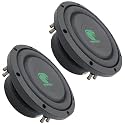 ADS840 8" Shallow Mount Subwoofers, 2000W Peak Power, 4-Ohm Impedance, Compact Design - Perfect for Limited Space Installations - Bundle of 2 Subwoofers