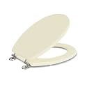 Toilet Seat Cover | effect/Finsh | Non Soft Close type | Model : AI 2016E 02 PBn | Suitable for Conventional/Regular EWC Toilet pot. (Off-White, with Non Soft Close hinges)