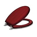 Toilet Seat Cover | Rosewood effect/Finsh | Non Soft Close type | Model : AI 2016E 025 PBn | Suitable for Conventional/Regular EWC Toilet pot.