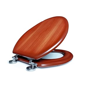 toilet seat cover  light oak effectfinsh  non soft close type  model  ai 2016e 010 pbn  suitable for conventionalregular ewc toilet pot
