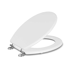toilet seat cover  white effectfinsh  non soft close type  model  ai 2016e 00 pbn  suitable for conventionalregular ewc toilet pot