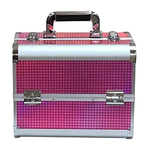 adson professional beauty makeup cosmetic vanity casebox pink