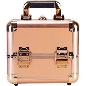 Adson Professional Makeup Box Cosmetics Case Jewelry