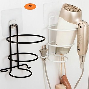updated design self adhesive hanging shower caddy rack for bathroom no-59-hair dryer rack multicolour