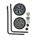 Adult Bicycle Training Wheels Set for 26-inch Bikes, Side Supportr