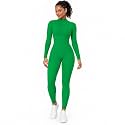Adult High Neck Long Sleeve Dance Unitard for Women Bodysuits