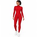 Adult High Neck Long Sleeve Dance Unitard for Women Bodysuits