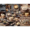 Adult Jigsaw Puzzle 1000 Piece Coffee Latte