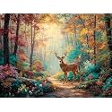 Adult Jigsaw Puzzle 1000 Piece Deer Dreams