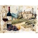 Adult Jigsaw Puzzle 1000 Piece Tuscany Wine