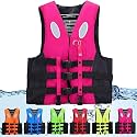 Adult Kayak Vest High Buoyancy Swim Vest Women's Men's Adjustable Safety Jacket Swimming Fishing Outdoor Water Sports，Surfing, Rafting, Kayaking