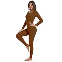 Adult Long Sleeve Plus Size Unitard for Women One Piece Dance Bodysuits 1201