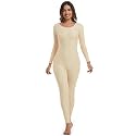Adult Long Sleeve Plus Size Unitard for Women One Piece Dance Bodysuits 1201
