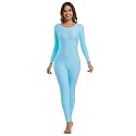 Adult Long Sleeve Plus Size Unitard for Women One Piece Dance Bodysuits 1201