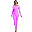 Adult Long Sleeve Plus Size Unitard for Women One Piece Dance Bodysuits 1201