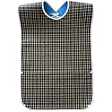 Adults Bibs Dining Bibs Washable Bibs for Elderly and Disabled, Leakproof and Reusable - Checkered Pattern
