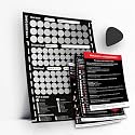 Adults Romantic Couples Gift Scratch Off Poster 169 Love Tasks - Positions & Conversations & Date Night Ideas