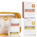 Advanced Clinicals Anti Aging Retinol Eye Cream + Brightening Vitamin C Under Eye Cream AM + PM 2pc Treatment Routine Skin Care Travel Kit Set