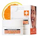 Advanced Clinicals Brightening Vitamin C + Caffeine Eye Cream For Dark Circles Treatment, Dark Spots, &amp; Puffiness, Under Eye Face Moisturizer, 1 Fl Oz