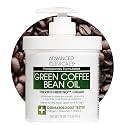 Advanced Clinicals Green Coffee Bean Thermo - Firming Body Lotion | Caffeine Infused Collagen Cream Moisturizer &amp; Body Cream For Women, Stomach, Legs, &amp; To Improve Look Of Textured Crepey Skin, 16 Oz