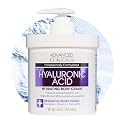 Advanced Clinicals Hyaluronic Acid Moisturizer Body Cream W/Vitamin E | Hydrating Cream &amp; Body Lotion For Women &amp; Men To Help Improve Look of Wrinkles, Dry Skin, Crepey Looking Skin, 16 Ounce