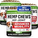 Advanced Joint Hemp Chews for Dogs Mobility - Hip &amp; Joint Pain Relief Chews