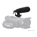 Advanced Super Cardioid Microphone for Canon EOS Rebel T6i (Stereo/Shotgun) with Dead Cat Wind Muff