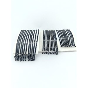 strong simple hairpins black alloy hair clip largemediumsmall bobby pin hair accessories headwear ball tip bob pins for womenpack of 12 each
