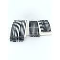 Strong Simple Hairpins Black Alloy Hair Clip (Large+medium+small) Bobby Pin Hair Accessories Headwear Ball Tip Bob Pins for Women(Pack of 12 each)