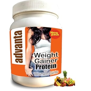 advanta women weight amp mass gainer protein powder  1 kg mixed fruit