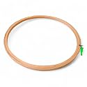 ADW CRAFT'S® 12 Inch Wooden Embroidery Hoop Frame – 3 Ply Ring for Hand Embroidery, DIY Craft, and Needlework – Pack of 1