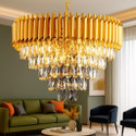 Adwait Crystal Chandelierl Hanging Ceiling Pendant Jhoomer