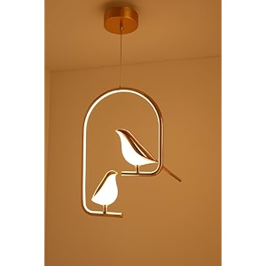 golden bird 3-light modern led hanging light  ceiling pendant lamp for living room bedroom home decoration caf amp bar whitewarm whiteneutral whitebird hanging-2