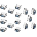 DVI VGA Adapter DVI-I 24+5 Male to VGA HD15 Female Adapter Computer, PC Host, Laptop, Graphics Card to HDTV, LG HP Dell Monitor and Projector (Pack of 15)