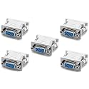 DVI VGA Adapter DVI-I 24+5 Male to VGA HD15 Female Adapter Computer, PC Host, Laptop, Graphics Card to HDTV, LG HP Dell Monitor and Projector (Pack of 5)