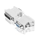 DVI VGA Adapter DVI-I 24+5 Male to VGA HD15 Female Adapter Computer, PC Host, Laptop, Graphics Card to HDTV, LG HP Dell Monitor and Projector (Blue)