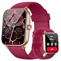 aeac Smart Watch for Women, Alexa Built-in, Stable Bluetooth Call, Fitness Tracker with Heart Rate/SpO2/Stress/Sleep Monitor, Smartwatches 120+ Sports, IP68 Waterproof Smartwatches for iOS Android