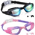 Aegend Swim Goggles for Kids 3-14 Anti-Fog Anti-Leak Goggles for Swimming