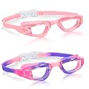 Aegend Swim Goggles for Kids 3-14 Anti-Fog Anti-Leak Goggles for Swimming
