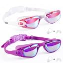 Aegend Swim Goggles for Kids 3-14 Anti-Fog Anti-Leak Goggles for Swimming