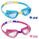 Aegend Swim Goggles for Kids 3-14 Anti-Fog Anti-Leak Goggles for Swimming
