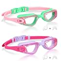 Aegend Swim Goggles for Kids 3-14 Anti-Fog Anti-Leak Goggles for Swimming