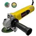 Aegon AGY100-Accessories Heavy Duty 850W 4"/100mm Angle Grinder with 1 Cutting &amp; 1 Grinding Wheel for Grinding, Cutting, Sharpening, Polishing (11000Rpm, Yellow)